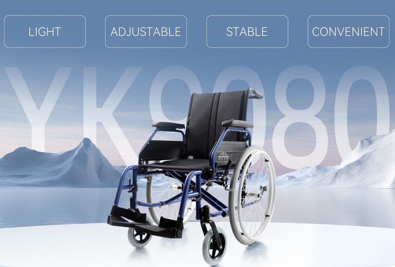 A manual wheelchair YK9080