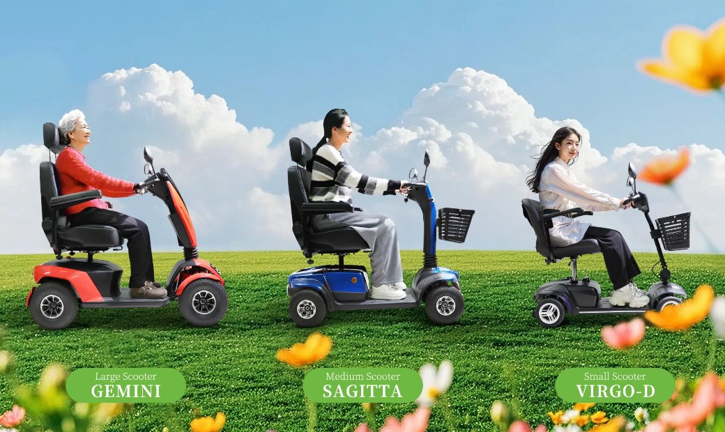 INTCO scooter in spring
